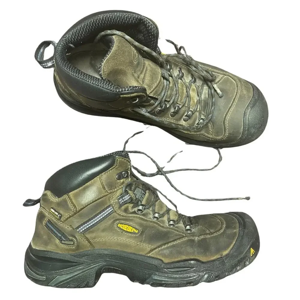 Keen work boots men’s leather waterproof tread Size 12